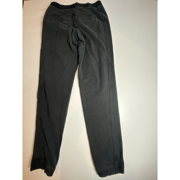 LULULEMON Women's Gray Striped Casual Joggers Sweatpants Size 8 - Picture 4 of 6